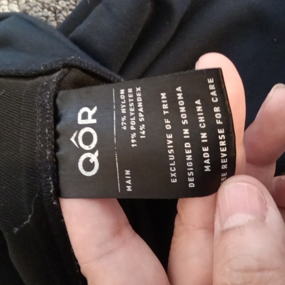 QOR mens Ma1 Bomber Jacket Blue Performance Full Zip Long Sleeve Size XL - Picture 5 of 9